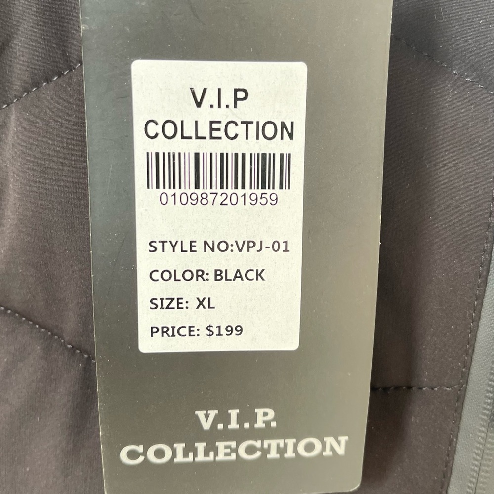 Men’s VIP Collection Winter Jacket with Fur Hood - Picture 2 of 3